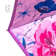 Зонт Три Слона L-3825 (R) 18530 Розовый букет (сатин)