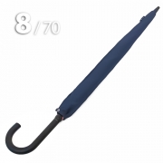 Зонт трость Ame Yoke L70-8S (02) Синий (усиленный, при ветре не выворачивается)