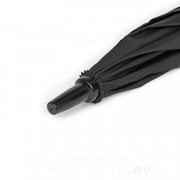 Зонт трость AMEYOKE L75 STORM (01) Черный (наконечник пластик)