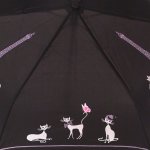 Зонт женский Три Слона L3640 15330 Обаятельные кошки Черный