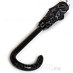 Зонт трость женский Prize 165 (10074) Белый Цветы