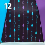 Зонт Три Слона L-3121 (D/25) 18759 Горошины, Голубой