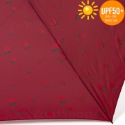 Зонт женский от солнца и дождя Fulton Aerolite L916 4245 (UPF 50+) Розы
