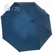 Зонт трость Ame Yoke L70-8S (02) Синий (усиленный, при ветре не выворачивается)