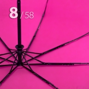 Зонт Три Слона L-3898 (C) 18367 Цветы Графика Ярко-розовый