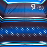 Зонт Три Слона L-3994 (A) 18001 Горох Полоска Голубой