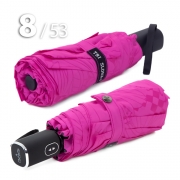 Зонт Три Слона L-4898 (C) 17910 Цветы Графика Ярко-Розовый, компактный облегченный