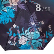 Зонт Три Слона L-3825 (N) 18525 Голубые хризантемы (сатин)