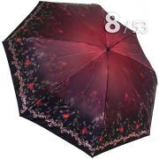 Зонт Три Слона L-4822 (A) 18483 Бордо, компактный облегченный