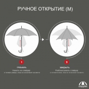 Зонт трость DOPPLER 71963-DSZS Черный (UV Protection 95%)
