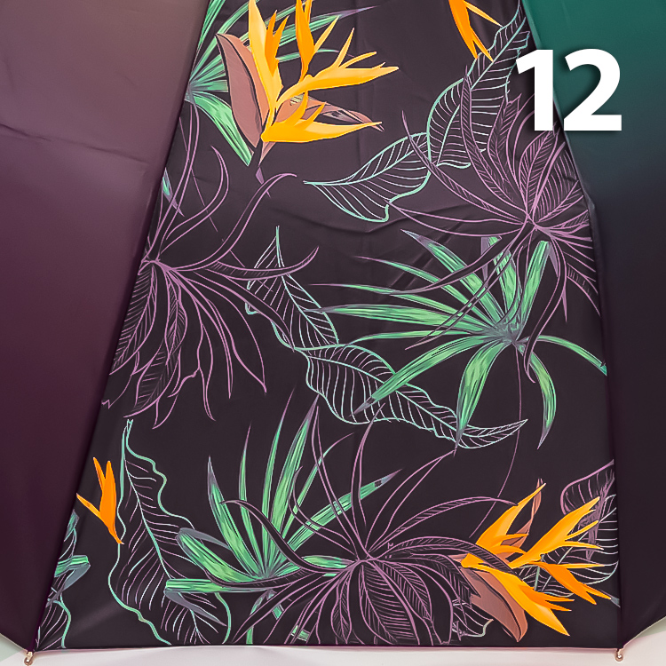 Зонт Три Слона L-3121 (C/25) 18751 Цветы, Зеленый