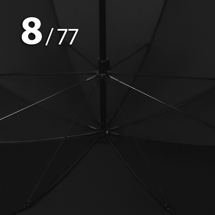 Зонт трость Три Слона M-2775 Черный, мужской