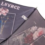 Зонт женский Три Слона 363 (D) 12749 Открытки из Франции (сатин)