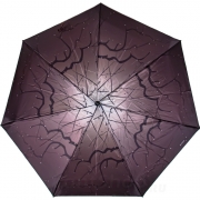 Зонт женский Amico 1174 16301 Ветви Коричневый (сатин)