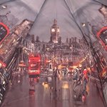 Зонт женский LAMBERTI 73745 (13609) Лондонская жизнь