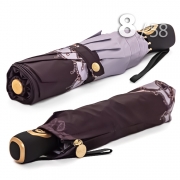 Зонт Три Слона L-3899 (B) 18434 Цепочки серый, женский