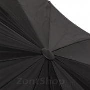Зонт мужской большой с усиленным каркасом, черный River 1522