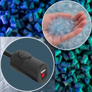 Зонт с обратным отрытием закрытием Knirps Re³ 1008 black черный