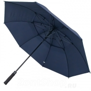 Зонт трость AMEYOKE L75 STORM (02) Синий (наконечник пластик)