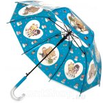 Зонт детский прозрачный Torm 14801 13096 Аниме голубой