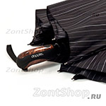 Большой надежный мужской зонт для двоих DOPPLER 74367 Magic XM (4459)  Полоса Черный