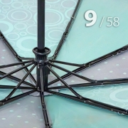 Зонт Три Слона L-3995 (A) 18086 Круги, горох зеленый (сатин)