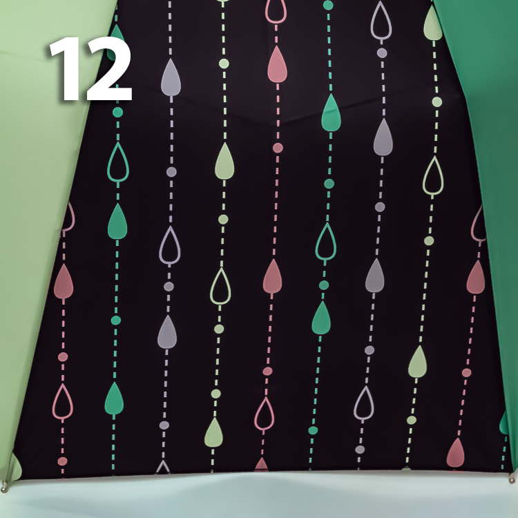 Зонт Три Слона L-3121 (D/25) 18758 Горошины, Зеленый