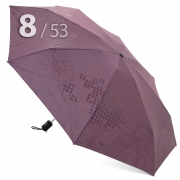 Зонт Три Слона L-4898 (C) 17914 Цветы Графика Сиреневый, компактный облегченный