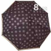 Зонт Три Слона L-3802 (A) 18850 Орнамент Черный (сатин)