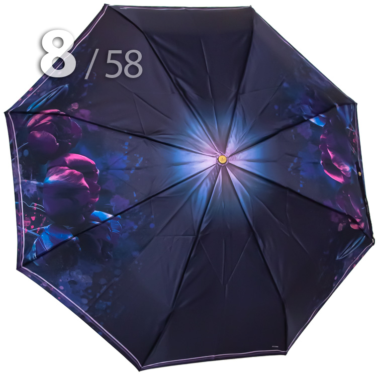 Зонт Три Слона L-3825 (M) 18026 Тюльпаны (сатин)