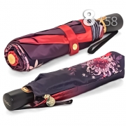 Зонт Три Слона L-3825 (N) 18526 Красные хризантемы (сатин)