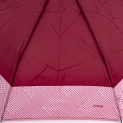 Зонт женский Amico 1128 16093 Клетка кант Бордо