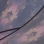 Зонт трость женский Три Слона 2650 11711 Фиолетовый этюд (сатин)