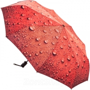 Зонт женский Vento 3315 16392 Капли Красный