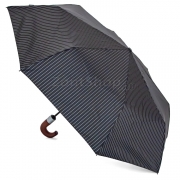 Зонт Fulton G818 4504 Черный-серая полоса
