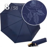 Зонт Три Слона L-3897 (E) 18066 Цветы Графика Синий