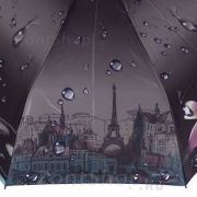 Зонт женский Diniya 163 (17200) Париж (сатин)