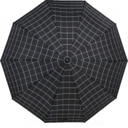 Зонт мужской с большим куполом, клетка Ame Yoke OK70-10CH (18)