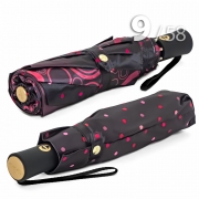 Зонт Три Слона L-3995 (A) 18089 Круги, горох розовый (сатин)