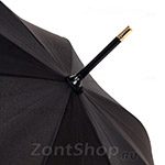 Зонт трость Fulton G801-001 Черный, ручка экокожа