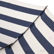 Зонт женский DripDrop 972 16772 Белый Синяя полоса