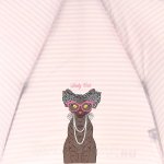 Зонт женский Doppler 7441465 LC 13930 Леди кошка коричневая