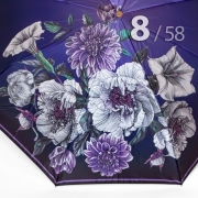 Зонт Три Слона L-3825 (P) 18273 Цветочное королевство фиолетовый (сатин)