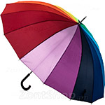Зонт трость женский Doppler Derby Regenbogen 71530 R Мультиколор
