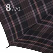 Зонт трость Три Слона M2182 (L) 11459 Клетка (гладкая ручка)