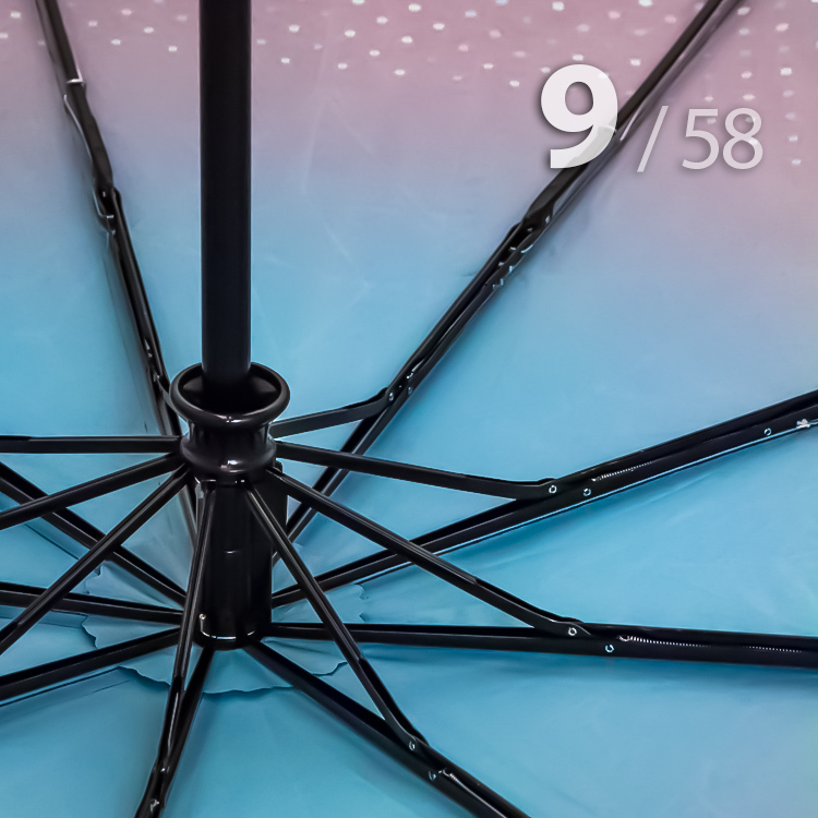 Зонт Три Слона L-3991 (D) 18053 Горох Светло-Синий