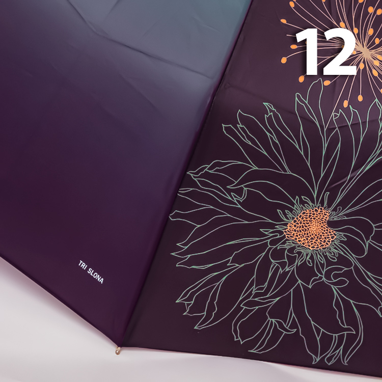 Зонт Три Слона L-3121 (C/25) 18751 Цветы, Зеленый