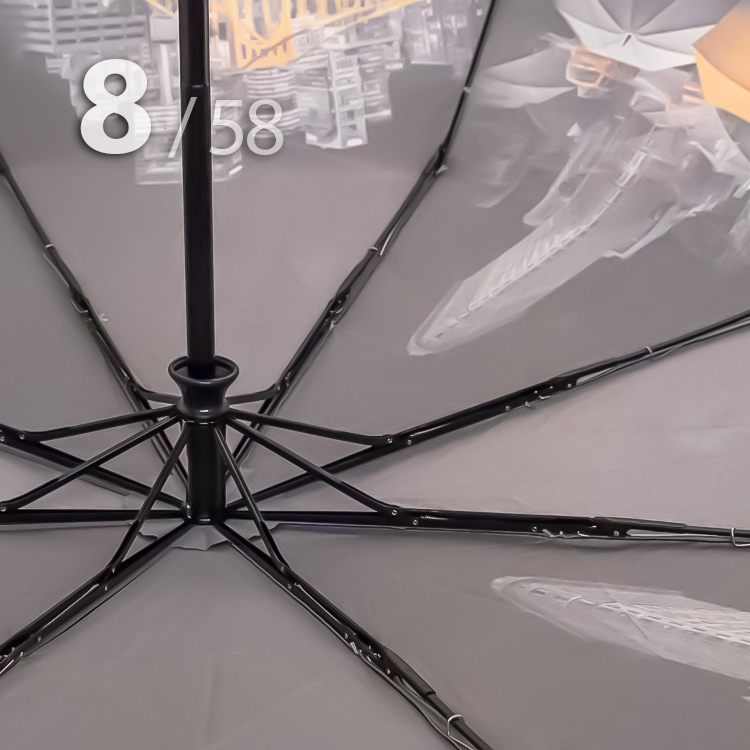 Зонт Три Слона L-3835 (V) 18381 Нью-Йорк (сатин)