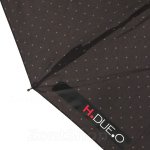 Зонт мужской H.DUE.O H621/BK (2) Черный, Горох