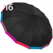 Зонт Три Слона L-3161 (BLACK) 18410 Черный